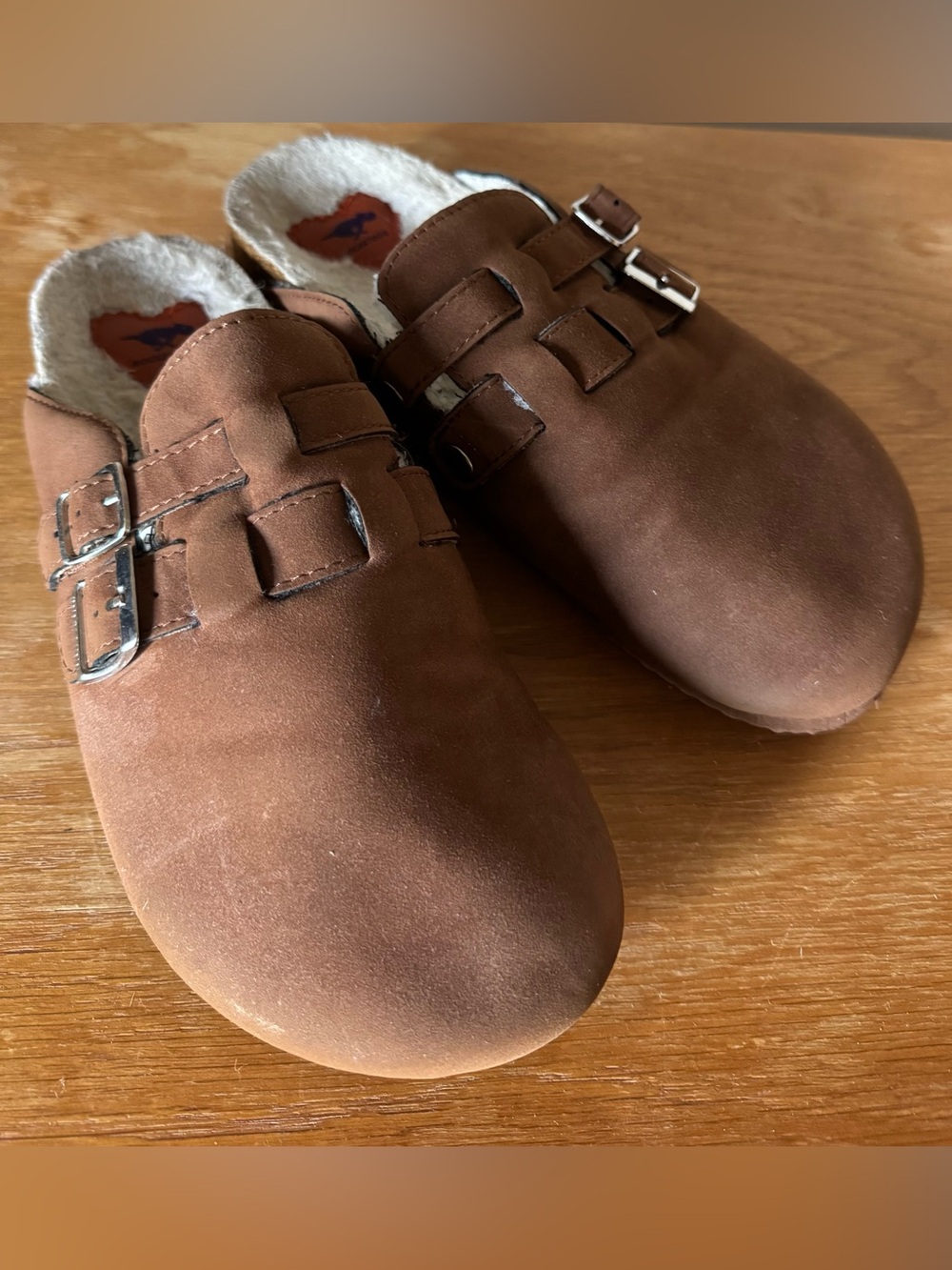 Rocket Dog Brown Slip-On Clogs with Buckle